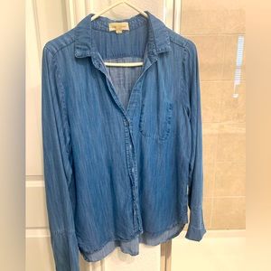 Long  Sleeve Chambray Shirt